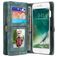 CaseMe 008 iPhone 7 Plus Coque Étui 2en1 avec coque amovible Portefeuille - Vert