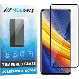 Mobigear Premium POCO X3 Pro Verre trempé Protection d'écran - Compatible Coque - Noir