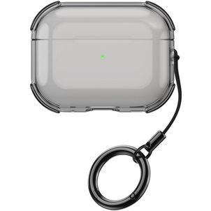Mobigear Crystal Clip Coque Apple AirPods Pro 3 en en TPU Souple - Noir