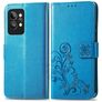 Mobigear Clover Housse Realme GT2 Pro Etui Porte-Monnaie - Bleu