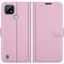 Mobigear Classic Housse Realme C21 Etui Porte-Monnaie - Rose