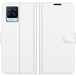 Mobigear Classic Housse Realme 8 Pro Etui Porte-Monnaie - Blanc