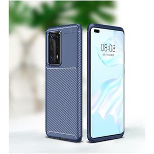 Mobigear Racing Coque Huawei P40 Pro Plus Coque arrière en TPU Souple - Bleu