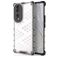 Mobigear Honeycomb Coque HONOR 70 Coque arrière Rigide Anti-Chocs - Blanc
