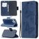 Mobigear Butterfly Housse iPhone 12 Etui Porte-Monnaie - Bleu