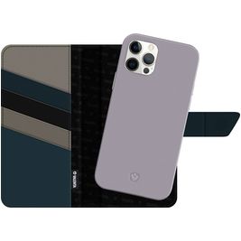 Valenta Snap Luxe Housse iPhone 12 Pro Max Etui avec Coque Détachable Porte-Monnaie - Violet