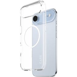 CARE by PanzerGlass Flagship Coque iPhone Air MagSafe Coque arrière Rigide - Transparent / Blanc