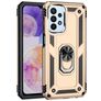 Mobigear Armor Ring Coque Samsung Galaxy A23 Coque arrière Rigide Anti-Chocs avec Anneau-Support - Or