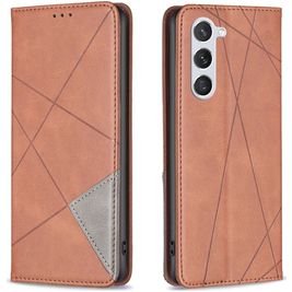 Mobigear Rhombus Slim Housse Samsung Galaxy S25 Etui - Marron