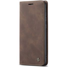 Caseme 013 Housse Samsung Galaxy A21s Etui Porte-Monnaie - Marron