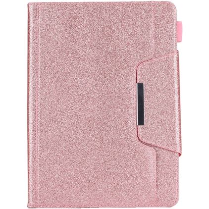 Mobigear Luxury Coque iPad 7 (2019) Etui + Porte-crayon - Rose