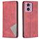 Mobigear Rhombus Slim Housse Motorola Moto G24 Etui - Rouge