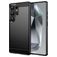 Mobigear Brushed Slim Coque Samsung Galaxy S25 Ultra Coque arrière en TPU Souple - Noir
