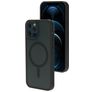 Mobiparts Hardcover Coque iPhone 12 MagSafe Coque arrière Rigide - Satin Black