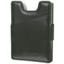 Valenta Card Case Alu + Money Strap - Porte Cartes en en Cuir véritable - 8 Cartes - Noir