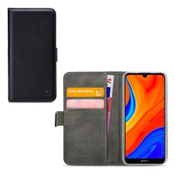 Mobilize Classic Gelly Wallet Housse Huawei Y6s Etui Porte-Monnaie - Noir