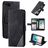 Mobigear Rhombus Housse iPhone SE (2022) Etui Porte-Monnaie - Noir