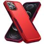 Mobigear Heavy Armor iPhone 14 Pro Max Plastique rigide Coque arrière Antichoc - Rouge