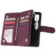 Mobigear Zipper Housse Samsung Galaxy A41 Etui Porte-Monnaie - Rouge