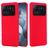 Mobigear Rubber Touch Coque Xiaomi Mi 11 Ultra Coque arrière en Silicone - Rouge