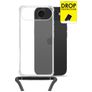 My Style Loop Transparente iPhone Air Coque avec cordon en TPU Souple - Transparent