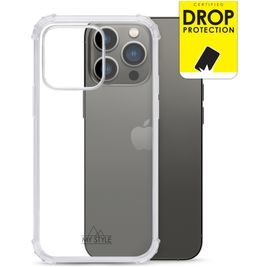 My Style Protective Flex Coque Transparente iPhone 13 Pro Coque arrière en TPU Souple Anti-Chocs - Transparent
