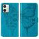 Mobigear Butterfly Housse Motorola Moto G54 Etui Porte-Monnaie - Bleu