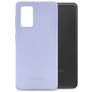 Mobilize Rubber Gelly Coque Samsung Galaxy A13 4G Coque arrière en TPU Souple - Pastel Purple