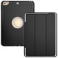 Mobigear Tri-Fold Folio Coque iPad 6 (2018) Etui - Noir / Gris