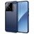 Mobigear Brushed Slim Coque Xiaomi 15 Coque arrière en TPU Souple - Dark Blue