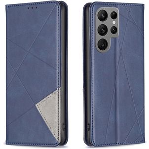 Mobigear Rhombus Slim Housse Samsung Galaxy S25 Ultra Etui - Bleu