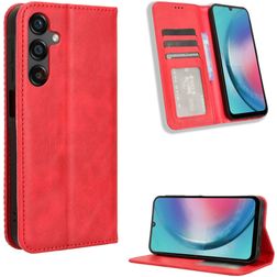 Mobigear Sensation Samsung Galaxy M55 Étui Portefeuille - Rouge