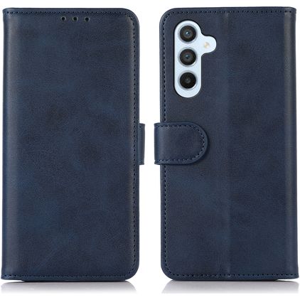 Mobigear Wallet Housse Samsung Galaxy A16 Etui Porte-Monnaie - Bleu