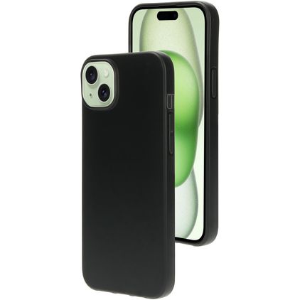 Mobiparts Classic Coque iPhone 15 Plus Coque arrière en TPU Souple - Matt Black