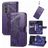 Mobigear Butterfly Housse Motorola Edge (2022) Etui Porte-Monnaie - Violet