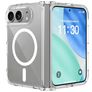 Mobigear Crystal Coque Transparente iPhone Duo MagSafe Coque arrière Rigide - Transparent