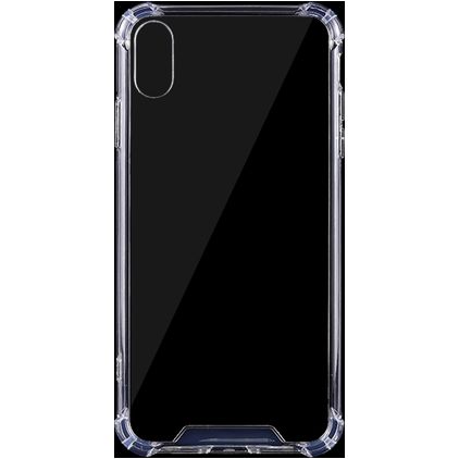 Mobigear Cushion Coque Transparente iPhone XR Coque arrière en TPU Souple Anti-Chocs - Transparent