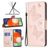 Mobigear Butterfly Housse Samsung Galaxy A13 4G Etui Porte-Monnaie - Rose doré