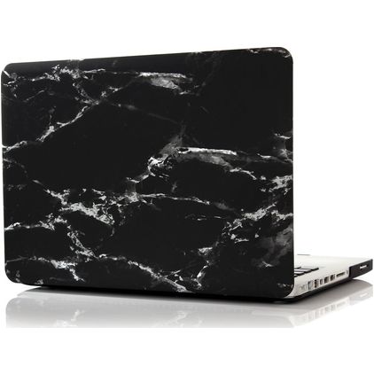Mobigear Marble MacBook Pro 15 Pouces (2008-2012) Coque - Noir - Model A1260 / A1286