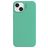 Nudient Base Coque iPhone 14 Coque arrière en Silicone - Mint Green