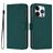 Mobigear Urban Wallet Housse iPhone 16 Pro Etui Porte-Monnaie - Vert