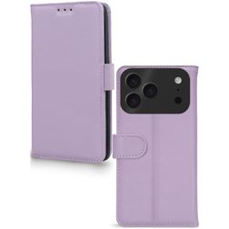 Mobilize Premium Gelly iPhone 17 Pro Étui Portefeuille - Violet