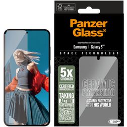 PanzerGlass Ceramic Samsung Galaxy S25 Verre trempé Protection d'écran - Compatible coque