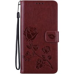 Mobigear Roses Housse HONOR 50 Lite Etui Porte-Monnaie - Marron