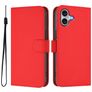 Mobigear Urban Wallet iPhone 16 Plus Étui Portefeuille - Rouge