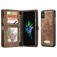 Caseme 008 Housse iPhone X Etui avec Coque Détachable Porte-Monnaie - Marron