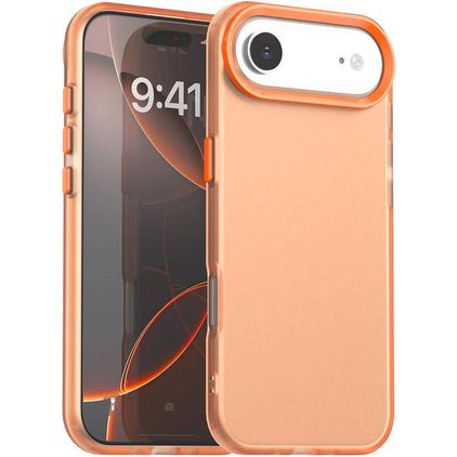 Mobigear Crystal iPhone Air Plastique rigide Coque arrière - Orange