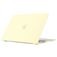 Mobigear Cream Matte MacBook Air 15 Pouces (2023-2026) Coque - Jaune - Model A2941 / A3114 / A3241 / A3448