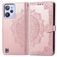 Mobigear Mandala Realme C31 Étui Portefeuille - Rose doré