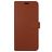 Valenta Gel Skin Housse iPhone 13 Pro Etui en Cuir Véritable Porte-Monnaie - Marron